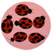 Playground Pink/Red Kids Rug