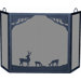 Deluxe Nature 3 Panel Wrought Iron Fire Fireplace Screen