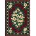 Manhattan Magnolia Burgundy Rug