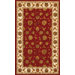 Jewel Red/Beige Rug