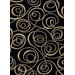 Vesuvio Black Swirl Rug