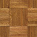 Urethane Parquet 12" x 12" x 5/16" Solid Oak in Honey