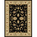 Persian Radiance Amelia Black/Wheat Rug