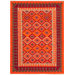 Anatolia Red/Medium Tabasco Tribal Rug