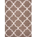 City Beige/Brown Geometric Rug