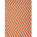 Maroc Orange Stripe Rug