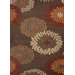 Traverse Red/Orange Floral Rug