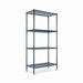 Industrial Wire Shelving Starter Kit, 4 Shelves, 36w x 18d x 72h, Black                                                      