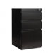 19.25" Three-Drawer Mobile Pedestal File with Full-Length Pull