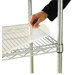 48" W x 24" D Shelf Liners for Wire Shelving in Clear Plastic