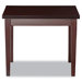 Verona Series 20w x 24d x 20h Tables in Mahogany