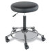 Height-Adjustable Utility Stool with Dual Wheel