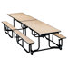 12' Uniframe Bench Table in Kensington Maple