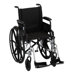 16" Lightweight Wheelchair Swing Away Footrest, and Black Nylon Upholstery