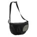 Half Moon Bay Messenger Bag in Black / Dusty Blue