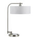Isabel Metal Table Lamp in Brushed Steel