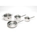 Boreal Stainless Steel 4-Piece Cookware Set with Lids