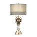 Cambridge Two Light Table Lamp in Satin Nickel