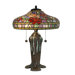 21" Two Light Table Lamp in Dark Antique Bronze