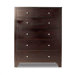 500 Series with Metal Knobs 5 Drawer Chest
