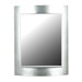 Sacramento Wall Mirror in Silver