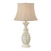 Taffy One Light Table Lamp in Antique White