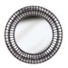 Inga Wall Mirror in Silver Plate