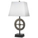 Geary One Light Table Lamp in Metallic Silver