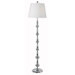 Gabe One Light Floor Lamp in Chrome