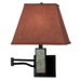 Dakota Swing Arm Wall Lamp in Slate