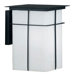 Mesa Outdoor Wall Lantern in Textured Black