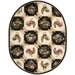 Country Heritage Animal Print Novelty Rug