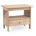Unfinished Wood 28" TV Stand