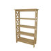 Unfinished Four Tier Shelf Unit