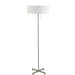 Twin Pull Floor Lamp in Satin Nickel