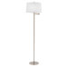 Swing Arm Floor Lamp in Brushed Steel