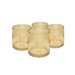 Iris Double Old Fashioned Glass in Citrine (Set of 4)