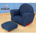 Denim Rocker and Ottoman