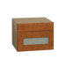 Rebecca - 18inches Wall mount drawer bridge with glass front