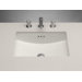 Rectangle Ceramic Undermount Sink with Overflow