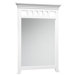 24" x 35" Transitional Style Wood Framed Mirror