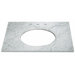 25" x 22" Stone Vanity Top for Single Undermount Sink