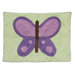 Lavender Butterfly Kids Rug