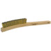 Plater's Hand Brushes - hpb48t bent handle platers brush 4x18 rows t