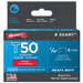 1,000 Count 1/4" Heavy Duty Monel Staples for T50� 504M1� 