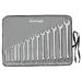 14 Piece Combination Wrench Sets - 14 piece sae polished combination wrench set