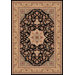 Kashan Cambridge Black/Beige Medallion Rug