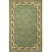 Jewel Sage Fleur-De-Lis Rug