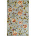 Chateau Blue Spray Roses Rug