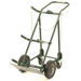 700 Series Cylinder Hand Truck For Medium To Large Cylinders With 10" Solid Rubber Wheels And 5" Rubber Swivel Casters